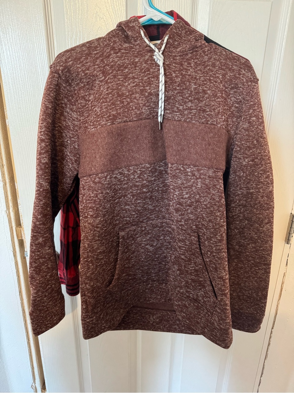 Buckle Marled Brown Crewneck Hoodie